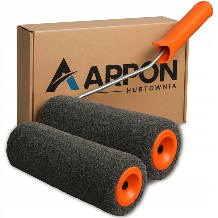 WAŁEK DO GŁADZI/MASY 25cm 2 x WAŁEK+RĄCZKA ARPON 2szt