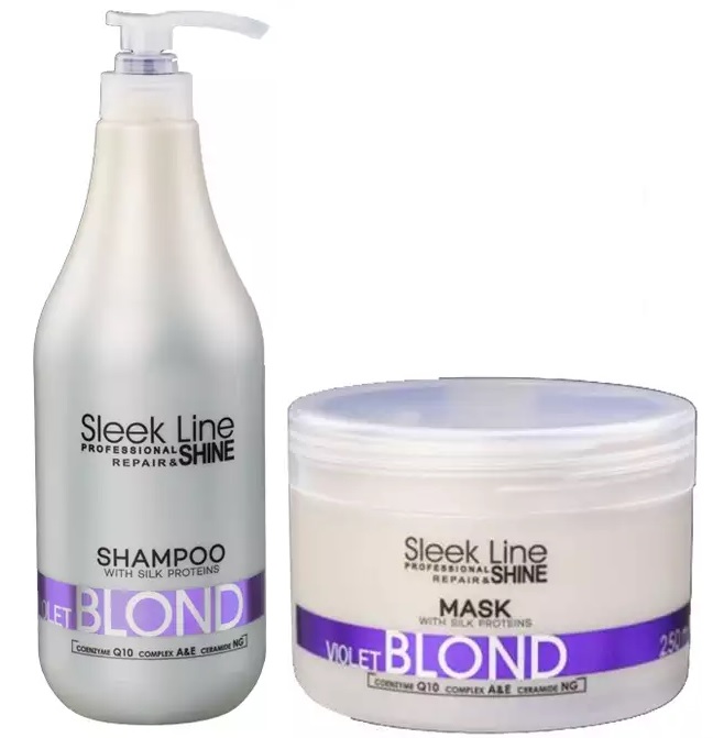 Stapiz SLEEK LINE szampon blond violet 1l