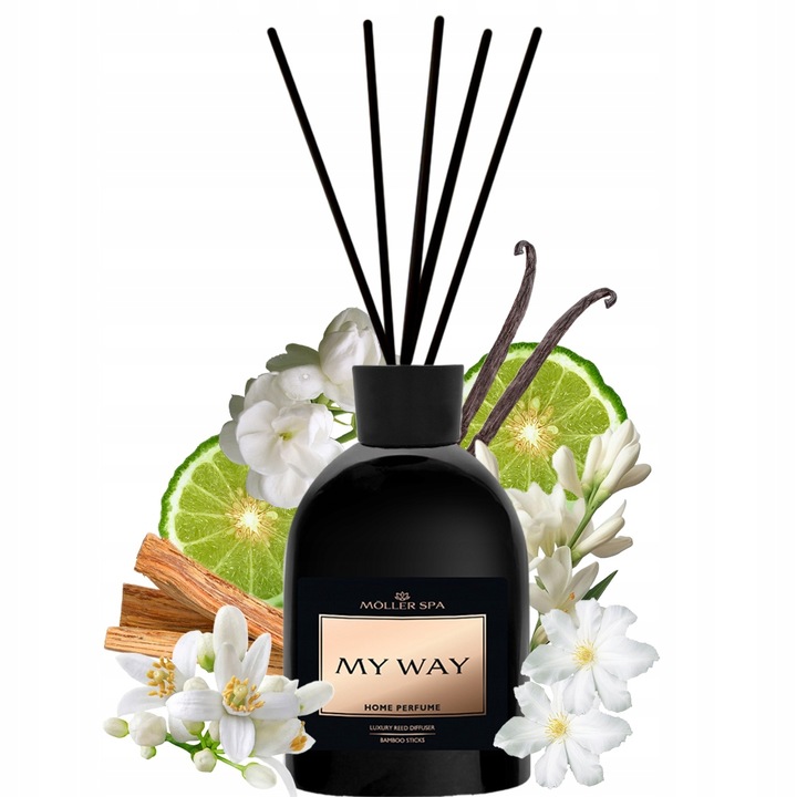 ZAPACH PERFUM MY WAY DO DOMU PATYCZKI ODŚWIEŻACZ - 250ml DUŻA POJEMNOŚĆ