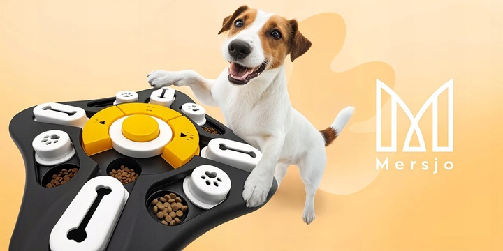 INTERAKTYWNA ZABAWKA WĘCHOWA DLA PSA mata edukacyjna na przysmaki