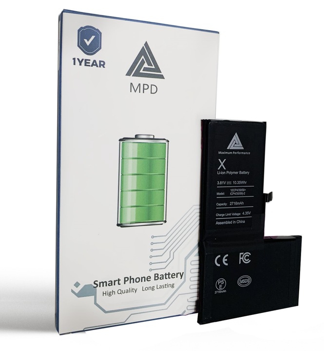 Bateria do Apple iPhone X ŚWIEŻA PARTIA +NARZĘDZIA