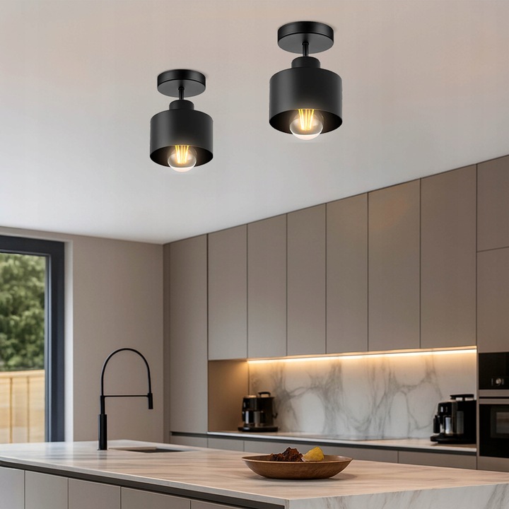 LAMPA WISZĄCA SUFITOWA PLAFON LED RETRO EDISON