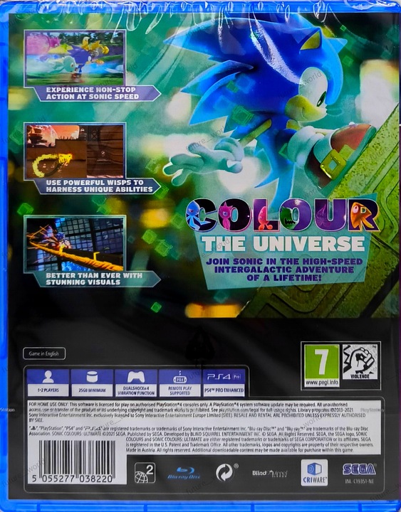 SONIC COLOURS ULTIMATE / NOWA / PO POLSKU/ PS4