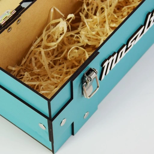 Skrzynka Alkohol MaszLitra Prezent na Urodziny Taty Dziadka Święta Kolegi