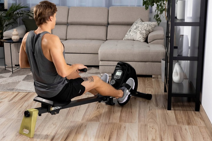 Wioślarz magnetyczny treningowy ergometr wioślarski składany stacjonarny