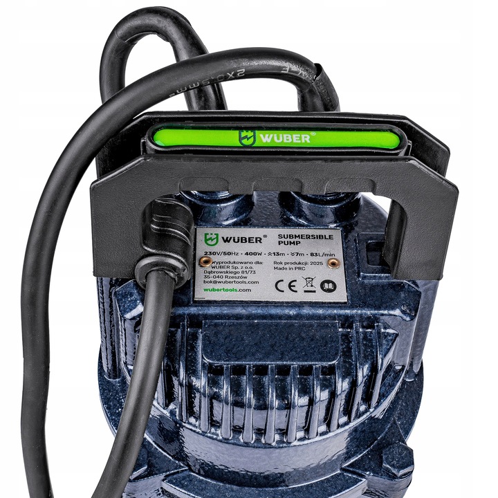 POMPA Z PŁYWAKIEM ZATAPIALNA Z SITEM DO WODY BRUDNEJ CZYSTEJ