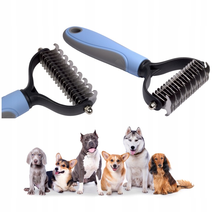 GRZEBIEŃ TRYMER ZGRZEBŁO DO WŁOSÓW SIERŚCI PSA KOT