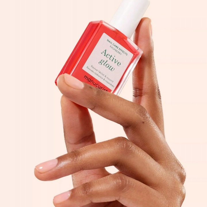 Manucurist Active Glow Rasberry Lakiero-odżwyka 15ml