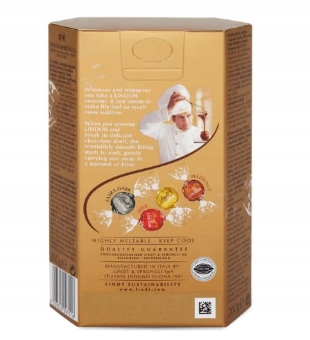 Czekoladki Lindt Lindor Praliny Krem Nadziewane Pralinki Mix Smak Assorted