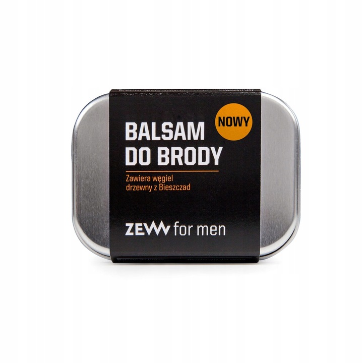 ZEW for men balsam do brody z węglem drzewnym, 80 ml