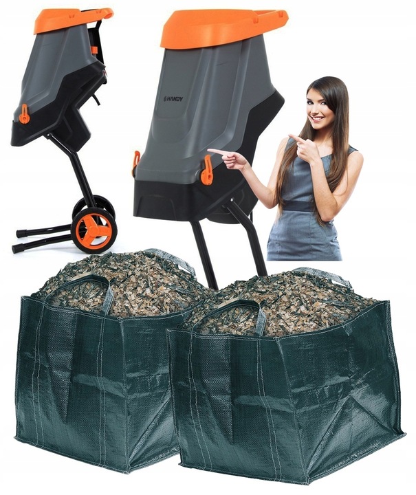 ROZDRABNIACZ GŁADKOLUFOWY ELEKTRYCZNY SAMOZASYSAJĄCY TURBO RĘBAK DO