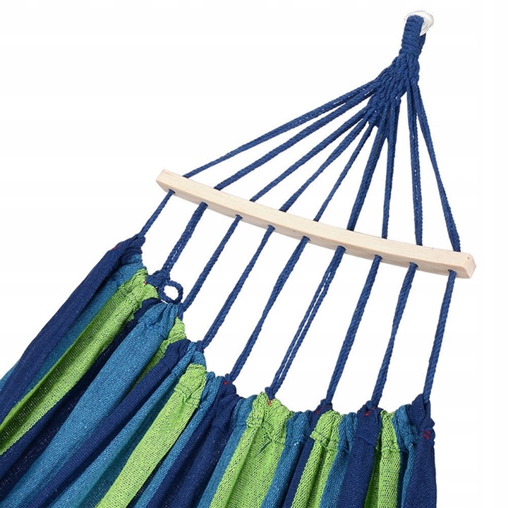 HAMAK OGRODOWY ZE STELAŻEM JEDNOOSOBOWY HUŚTAWKA DO OGRODU 1 OSOBOWY 200x80