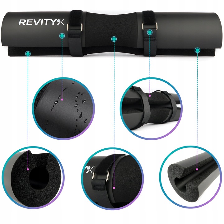 OCHRANIACZ NA SZTANGĘ GRYF PIANKOWY OSŁONA KARKU DO ĆWICZEŃ DO HIP THRUST