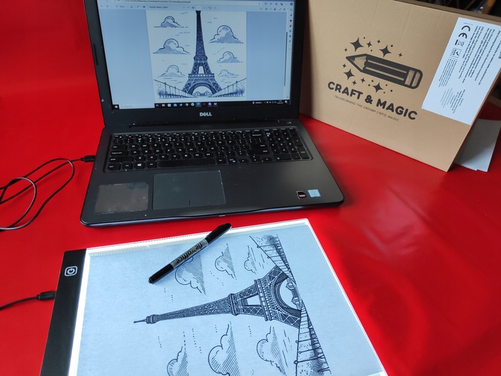 TABLET GRAFICZNY Craft & Magic - BRIGHTPAD - PREZENT NA MIKOŁAJKI - ŚWIĘTA