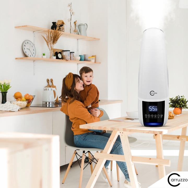 Nawilżacz powietrza DUŻY AUTOMATYCZNY AROMATERAPIA 4w1 3 OLEJKI FILTR PILOT