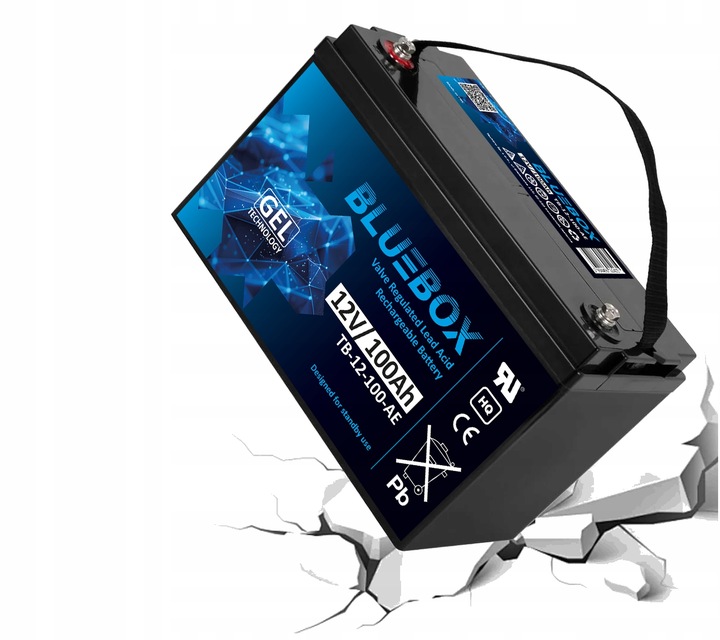 Akumulator żelowy BLUEBOX bezobsługowy UPS 12 Volt 12V 100Ah UPS