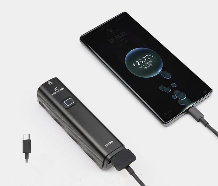 Mocna Lampka ROWEROWA Światło LED przód 1000lm latarka 4800mAh ROWER