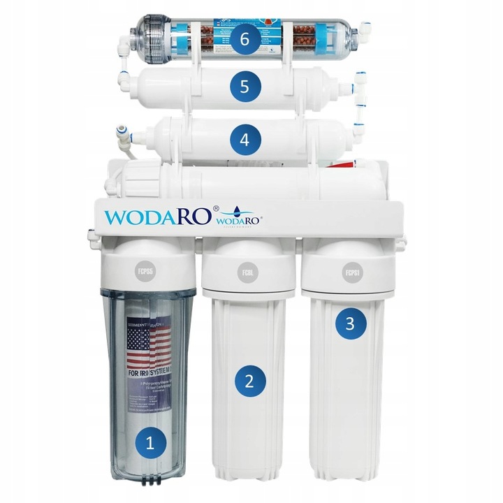 Wymienne Wkłady do Filtra Wody RO7 Osmoza Zestaw Filtrów Wody Komplet
