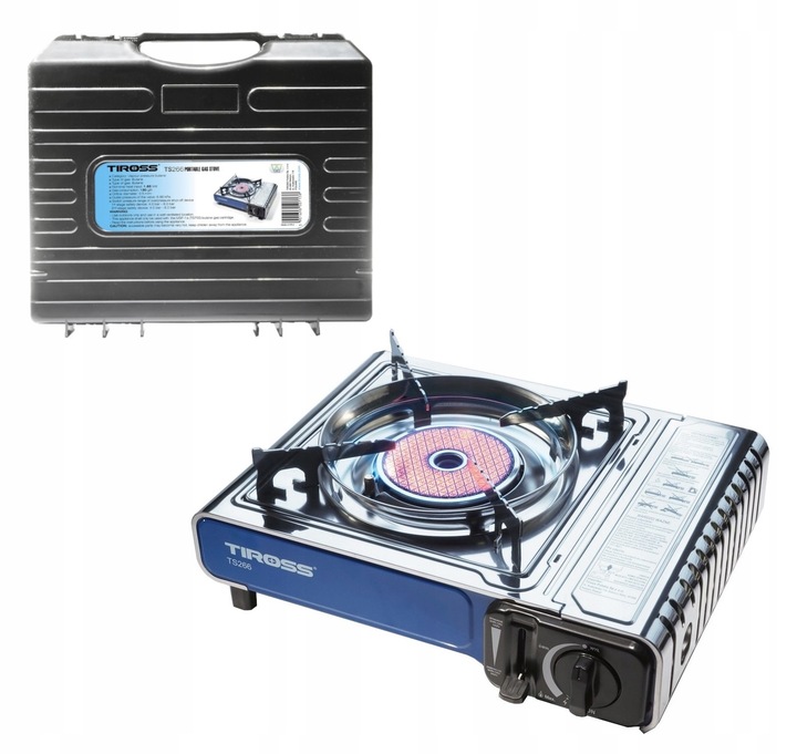 Kuchenka turystyczna TIROSS TS-266 SREBRNA 1650 W