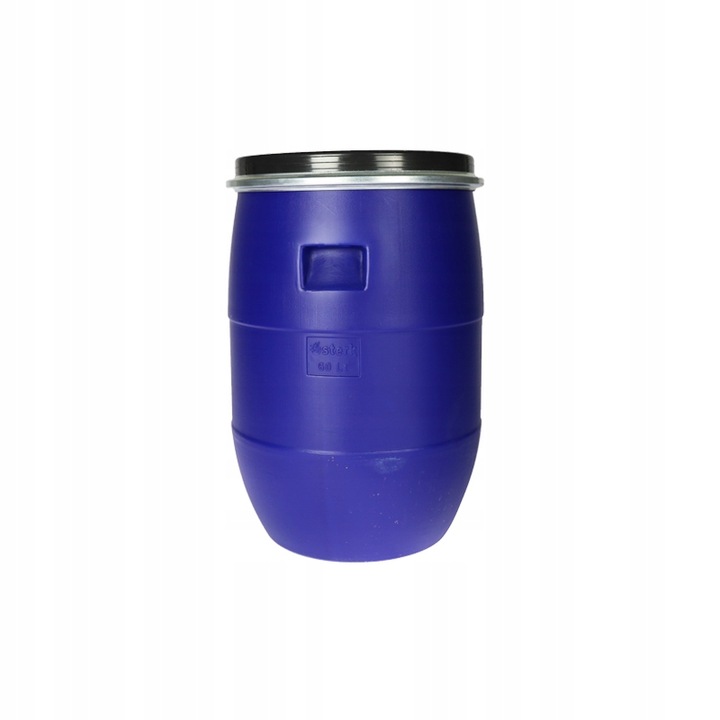 BECZKA PLASTIKOWA DO KISZENIA NA WODĘ ATEST 60L OBEJMA + SZCZYPCE