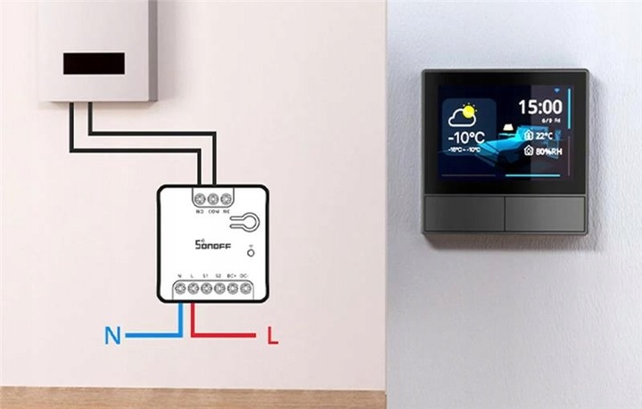 SONOFF MINI-D Inteligentny Przełącznik Sterownik Styk Beznapięciowy