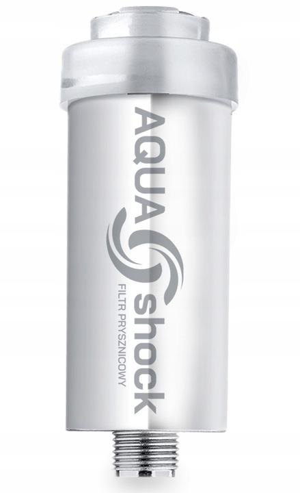 FILTR do WODY PRYSZNICOWY AQUA shock CHROM Srebrny