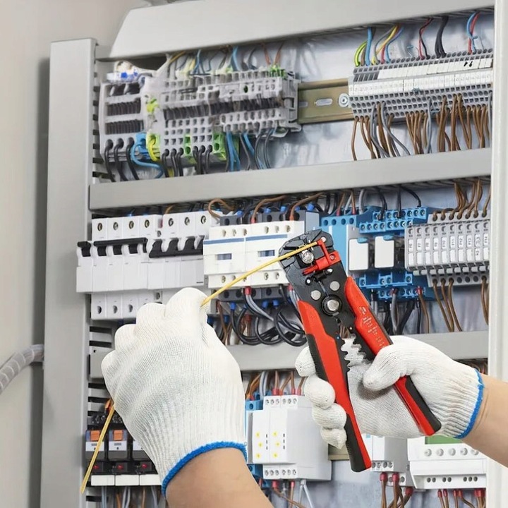 ŚCIĄGACZ IZOLACJI SZCZYPCE ZACISKARKA DO ZDEJMOWANIA PRZEWODÓW KABLI