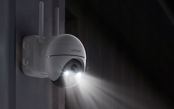 ZEWNĘTRZNA SOLARNA KAMERA OBROTOWA BATERIE WIFI 3MP 64GB Z PANELEM SOLARNYM