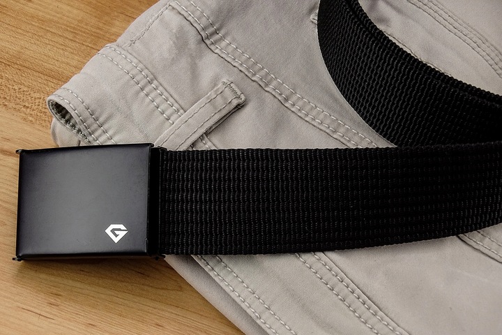 Paski 2x PARCIAK SZEROKI CZARNY+SZARY KLASYCZNE