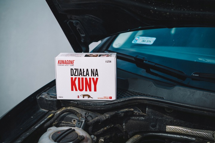 NATURALNY ODSTRASZACZ NA KUNY DO SAMOCHODU KUNAGONE PRZECIWKO KUNOM