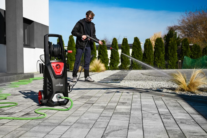 MYJKA CIŚNIENIOWA LEHMANN ZE ZWIJACZEM MOC 290 Bar BOGATY ZESTAW