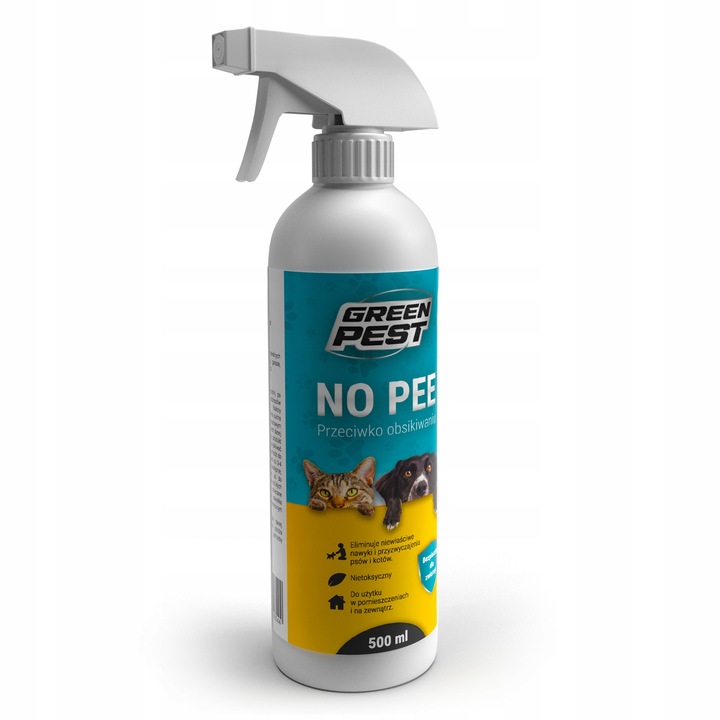 PŁYN ŚRODEK PREPARAT PRZECIW OBSIKIWANIU KOTÓW PSÓW NO PEE 500ML (2