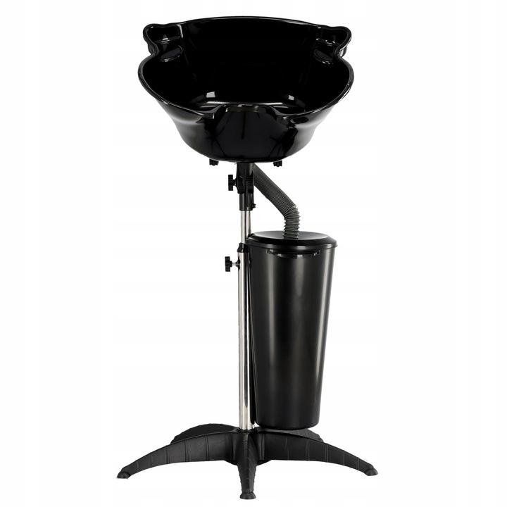 Przenośna myjka myjnia fryzjerska na statywie regulowana mobilna + zbiornik