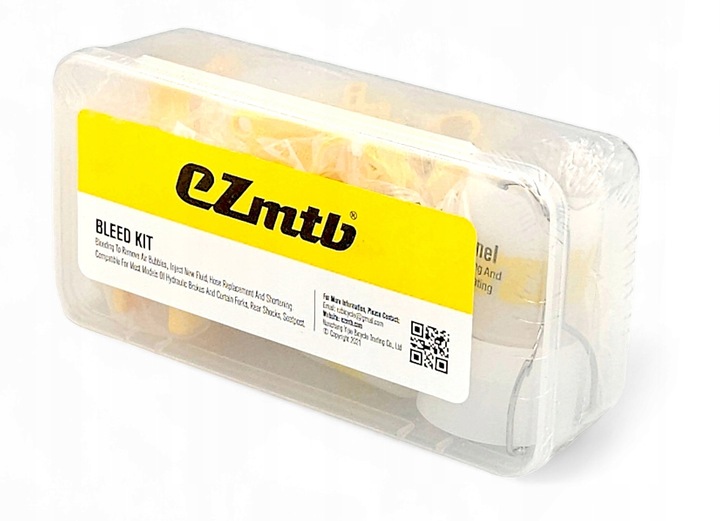 MEGA zestaw do odpowietrzania hamulców EZmtb bleed kit 2022 STD Box