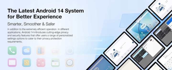 DOOGEE T20S Tab 15GB/128GB 10.4" Tablet,Android 14 7500mAh 1TB GPS WIFI SIM