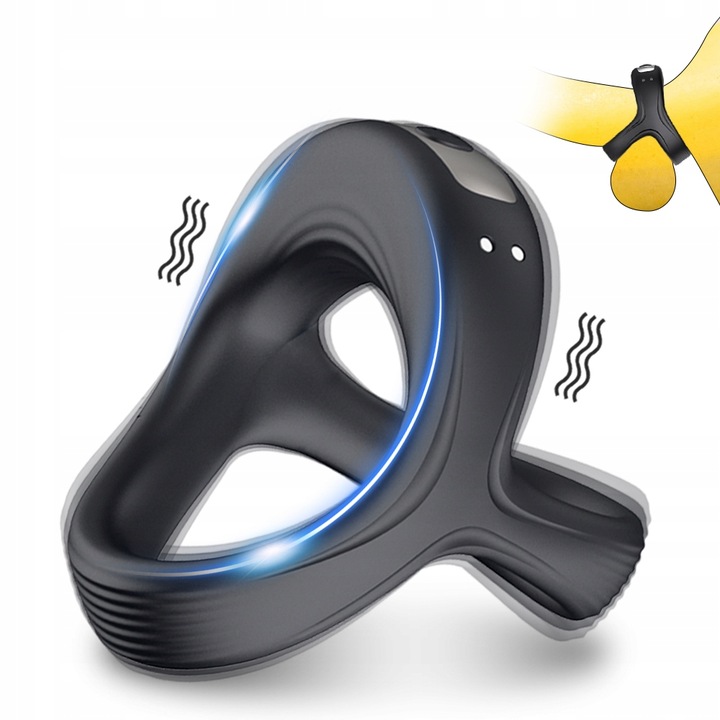 PIERŚCIEŃ EREKCYJNY pierścionek NA PENISA WIBRATOR