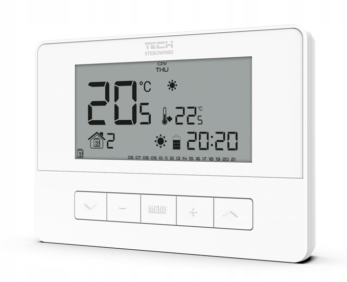 T-4.2 bezprzewodowy tygodniowy termostat sterownik + odbiornik MW-2 Tech