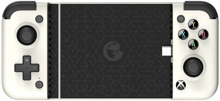 Kontroler mobilny GameSir X2 Pro Biały, wejście USB-C z uchwytem na telefon