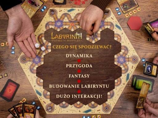 GRA PLANSZOWA Labirynt Ścieżki Przeznaczenia TWÓJ PREZENT na Walentynki