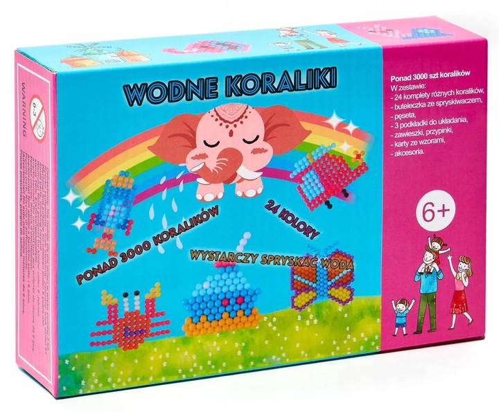 Koraliki Wodne Duży Zestaw do Tworzenia Bransoletek Biżuterii z Akcesoriami