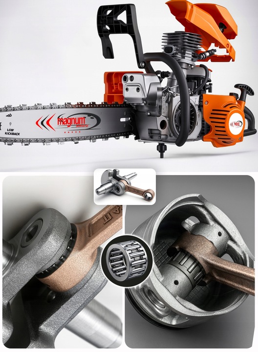 PIŁA SPALINOWA PILARKA ŁAŃCUCHOWA 5,2km 58cm3 2x łańc/prowad/ Olej XXL