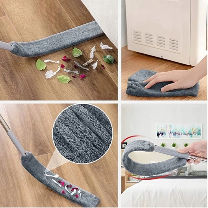 SZCZOTKA TELESKOPOWA MIOTEŁKA DO KURZU DŁUGA 280 + 3 WYMIENNE KOŃCÓWKI XXL