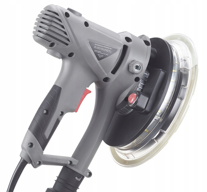 SZLIFIERKA szlifowania GIPSU GŁADZI TYNKÓW TYNKU ścian sufitów LED