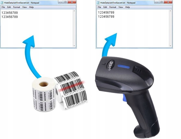 BEZPRZEWODOWY czytnik skaner kodów kreskowych WiFi IMATRIX