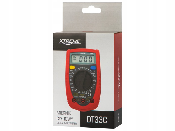 PROFESJONALNY MULTIMETR MIERNIK PRĄDU NAPIĘCIA ELEKTRYCZNY UNIWERSALNY