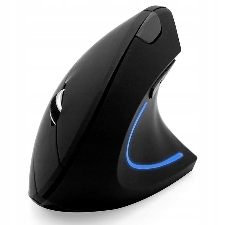 Mysz Pionowa Wertykalna Bezprzewodowa Vertic RF zasięg 10m LED 5 przycisków