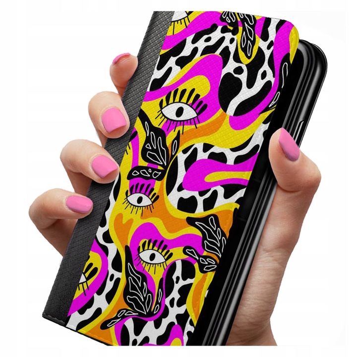 ELEGANCKIE ETUI Z KLAPKĄ DO IPHONE 15 PLUS WZORY JAKOŚĆ