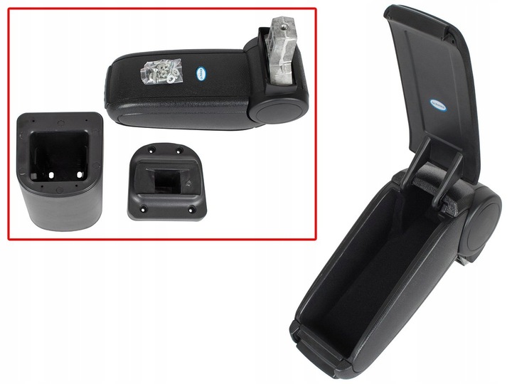 Podłokietnik Samochodowy Czarny do Seat Ibiza 6L III Cordoba II 2002-08