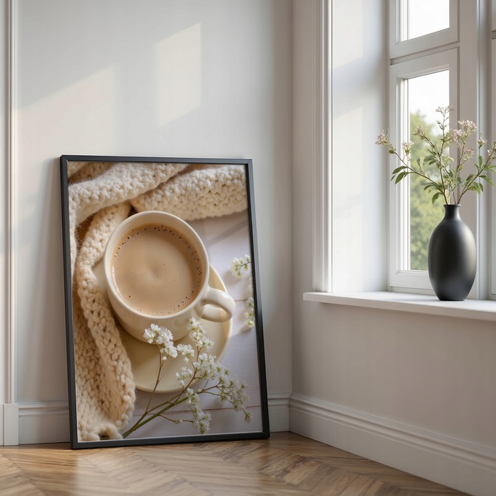 OBRAZY BOHO ZESTAW 3 PLAKATÓW W RAMIE DEKORACJE DO SALONU SYPIALNI