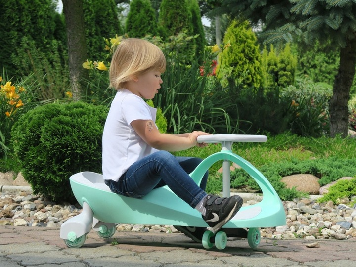 Jeździk Grawitacyjny Twistcar Dla Dzieci Świecące Kółka Kauczukowe LED